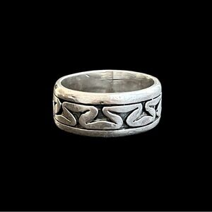 Vintage Taxco Mexico sterling silver Unisex Ring